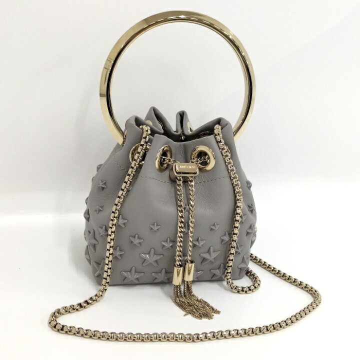 楽天市場】【中古】JIMMY CHOO ボンボン マイクロ チェーンショルダー 