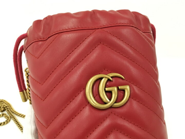 楽天市場】【中古】GUCCI ミニ バケットバッグ ショルダーバッグ GG 