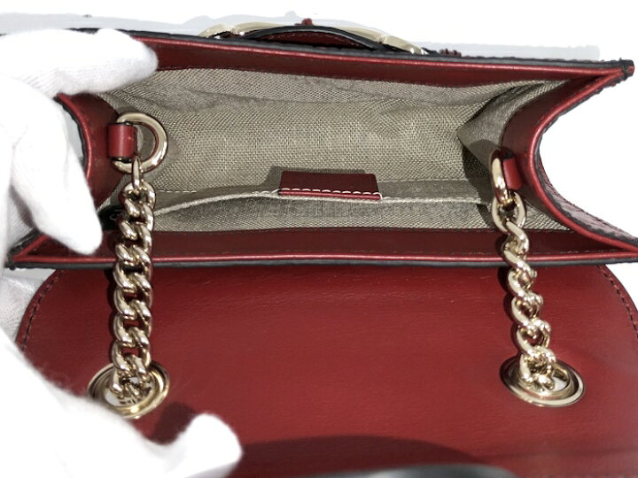 楽天市場】【中古】GUCCI エミリー チェーン ショルダーバッグ 