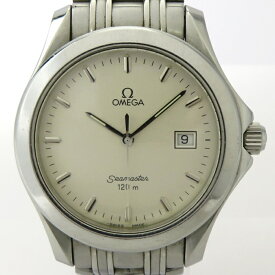 【中古】OMEGA シーマスター 腕時計 デイト クォーツ シルバー 2511.33