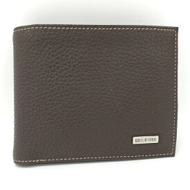 【中古】GOLD PFEIL SUPERIOR WALLET 二つ折り財布 プレリー レザー ダークブラウン GP24217