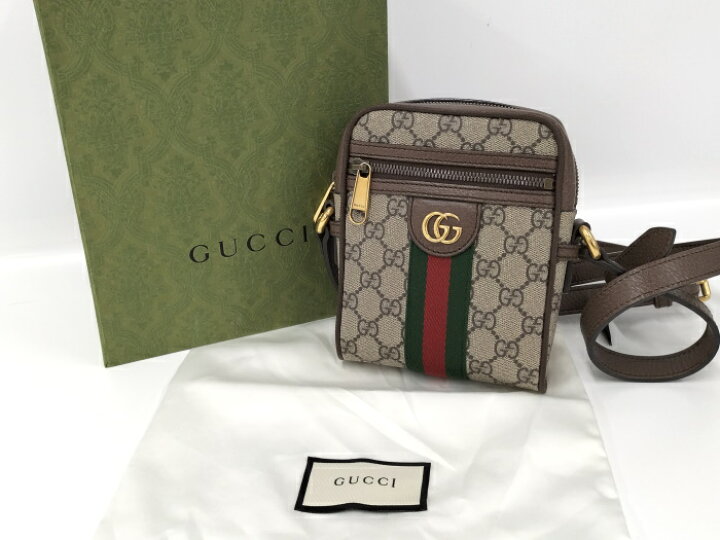楽天市場】【中古】GUCCI ショルダーバッグ オフィディア GGスプリーム 