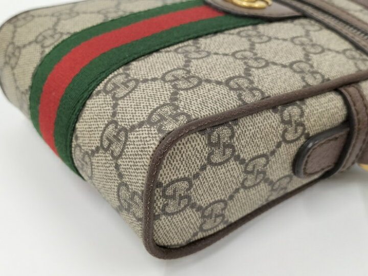 楽天市場】【中古】GUCCI ショルダーバッグ オフィディア GGスプリーム 