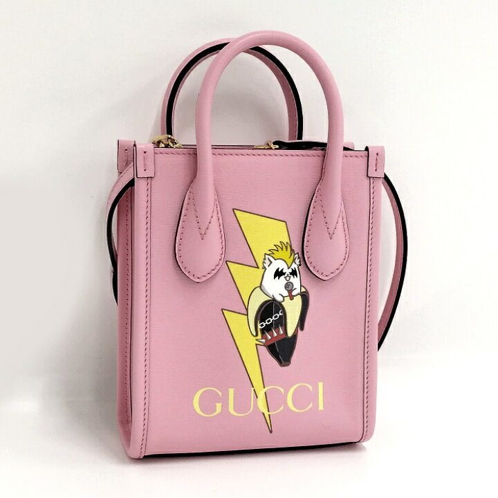 楽天市場】【中古】GUCCI 2WAY ショルダーバッグ ばなにゃ コラボ 
