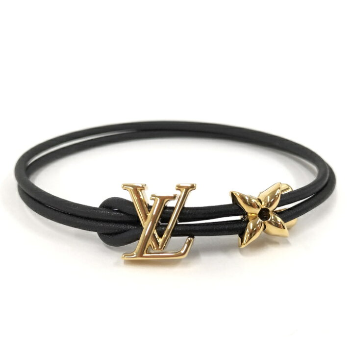 楽天市場】【中古】LOUIS VUITTON ブレスレット LVブルーム レザー 