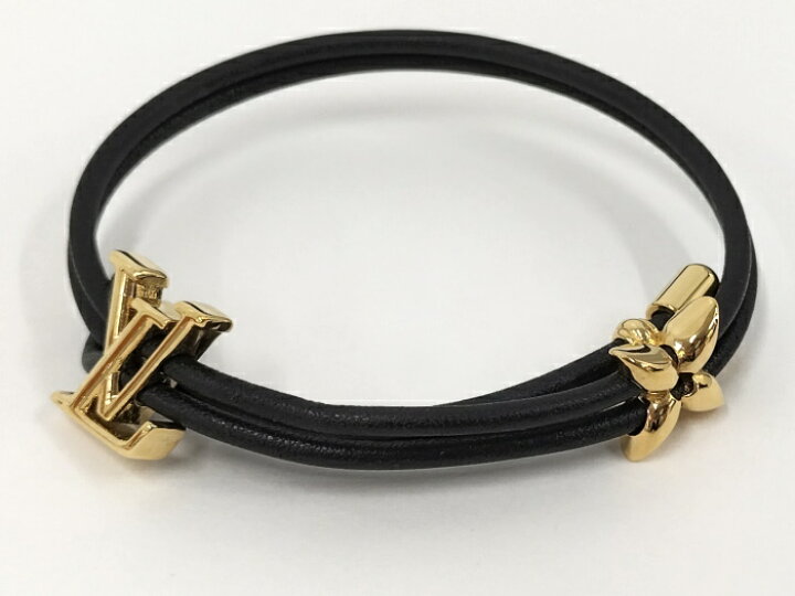 楽天市場】【中古】LOUIS VUITTON ブレスレット LVブルーム レザー 
