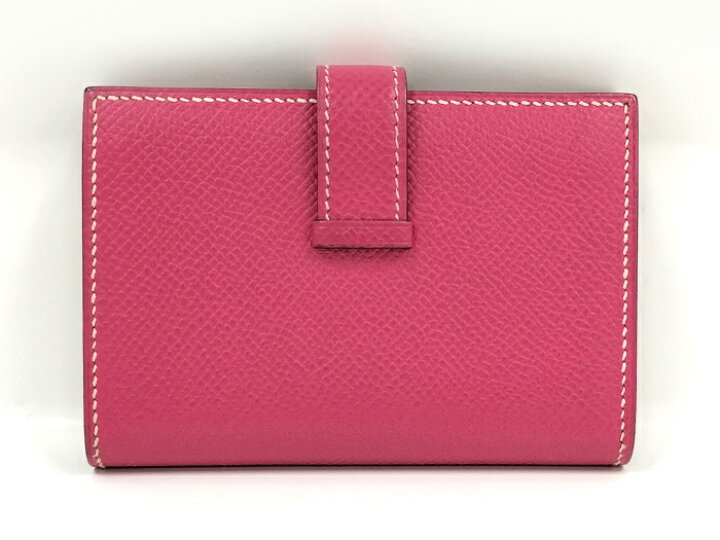 楽天市場】【中古】HERMES 二つ折り財布 ベアンミニ ヴォーエプソン  