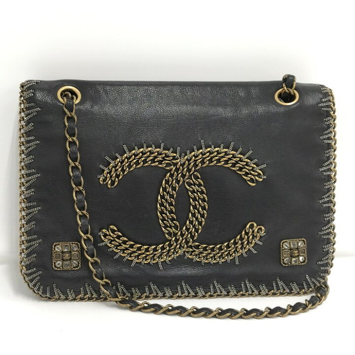 楽天市場】【中古】CHANEL チェーン ショルダーバッグ ココマーク 