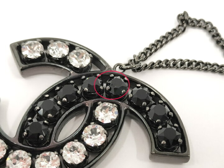 楽天市場】【中古】CHANEL ネックレス ココマーク メッキ ライン 