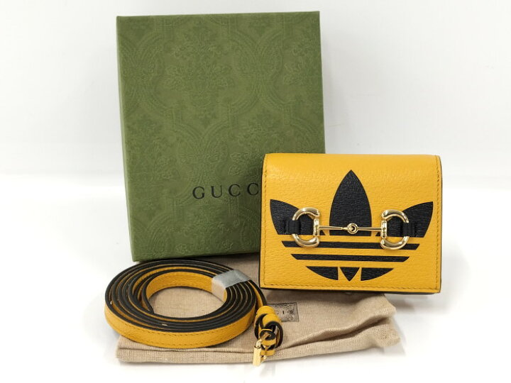 楽天市場】【中古】GUCCI adidas コラボ ショルダー コンパクト  