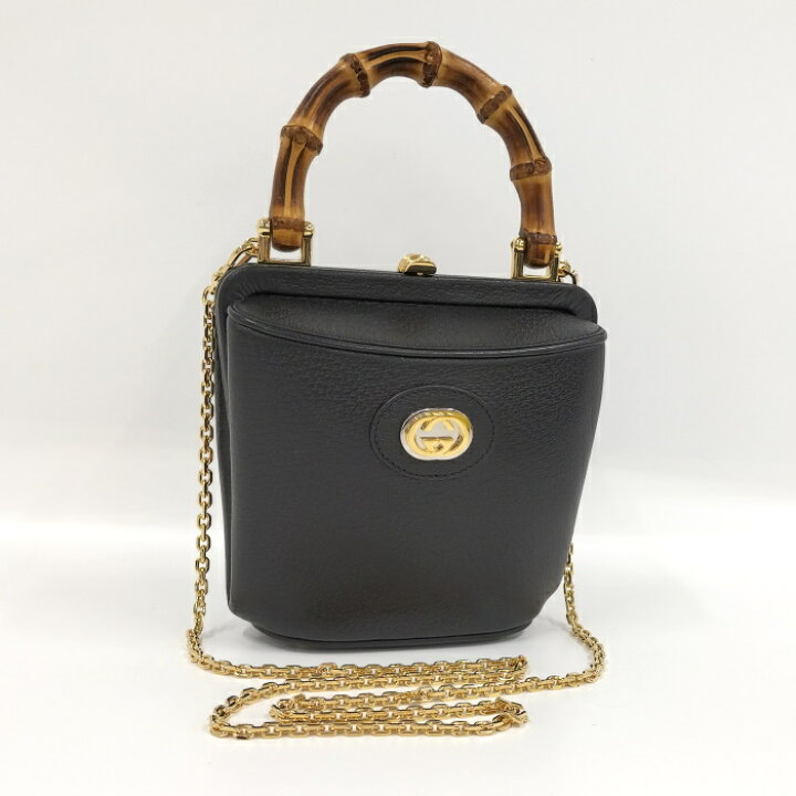 楽天市場】【中古】GUCCI 2WAY ショルダーバッグ バンブー レザー 