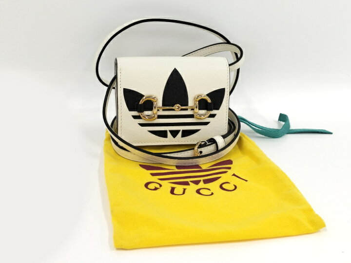 楽天市場】【中古】GUCCI adidas コラボ ショルダーウォレット ホース  
