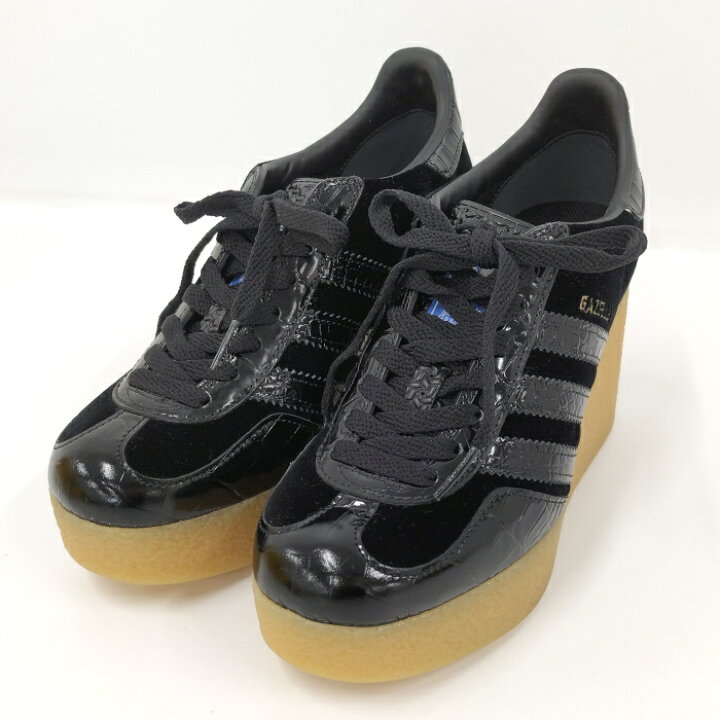 楽天市場】【中古】GUCCI adidas コラボ ガゼル ウェッジ 
