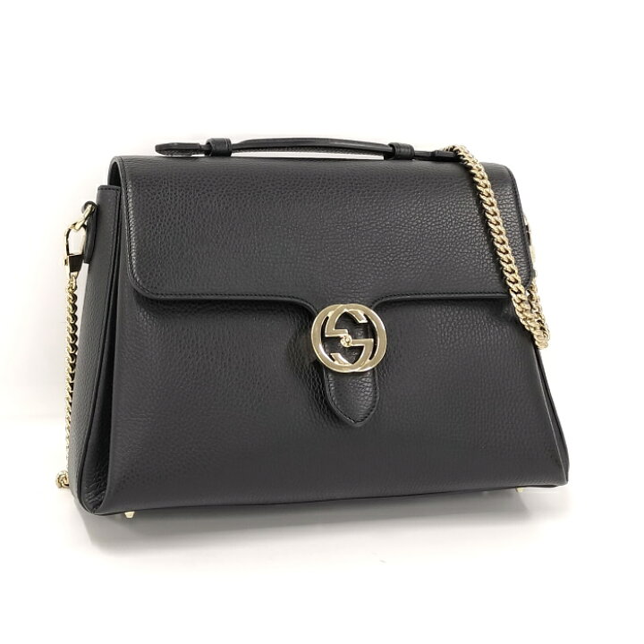楽天市場】【中古】GUCCI ショルダーバッグ インターロッキング G 