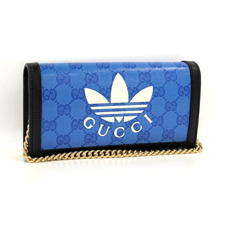 楽天市場】【中古】GUCCI チェーンショルダーウォレット アディダス 