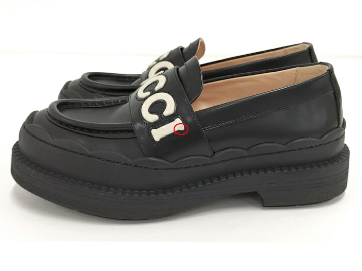楽天市場】【中古】GUCCI ローファー レザー ブラック 表記サイズ：36 