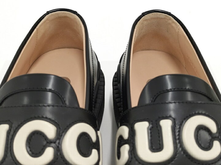 楽天市場】【中古】GUCCI ローファー レザー ブラック 表記サイズ：36 