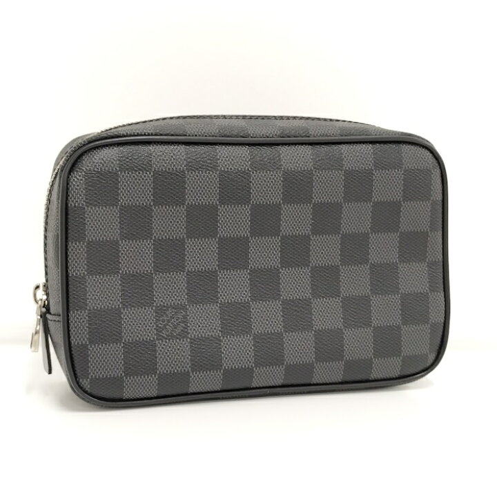 楽天市場】【中古】LOUIS VUITTON トゥルーストワレPM ポーチ ダミエ  