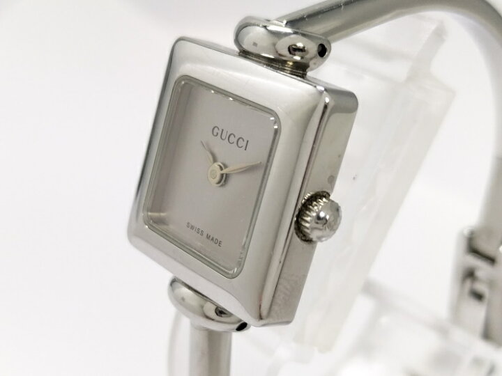 楽天市場】【中古】GUCCI レディース 腕時計 クオーツ SS シルバー文字  