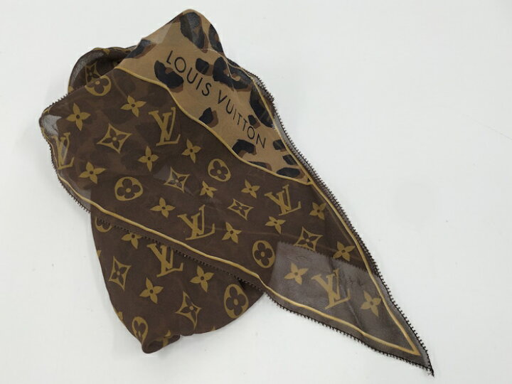 楽天市場】【中古】LOUIS VUITTON エシャルプ モノグラム スカーフ 