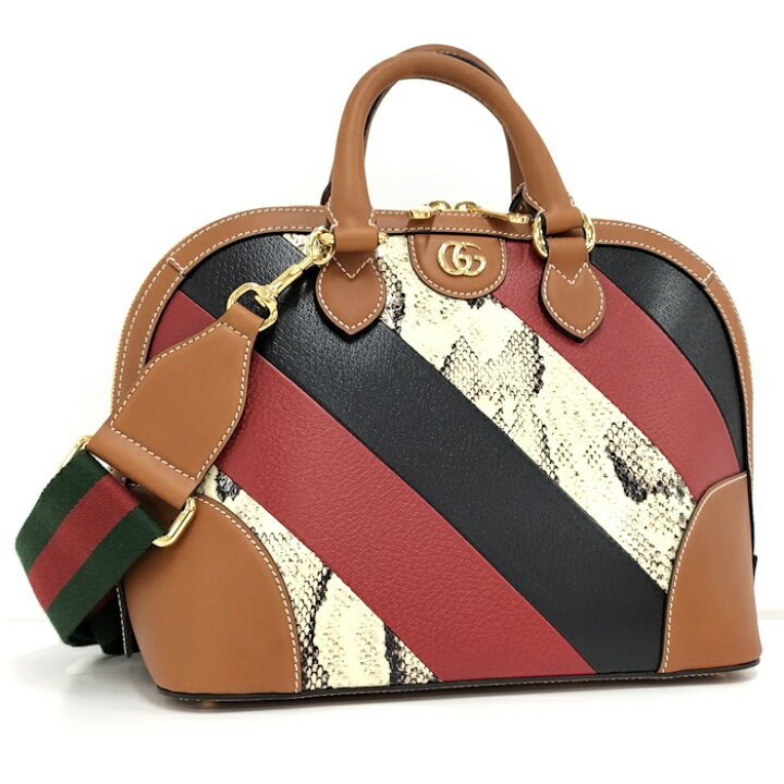 楽天市場】【中古】GUCCI 2WAY ショルダーバッグ ロゴ パイソン 