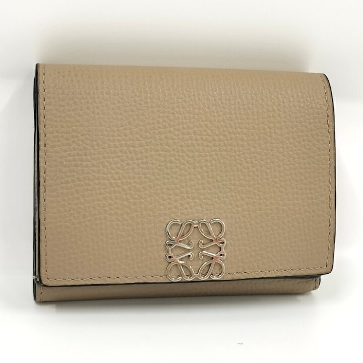 楽天市場】【中古】LOEWE 三つ折り財布 アナグラム トライ  