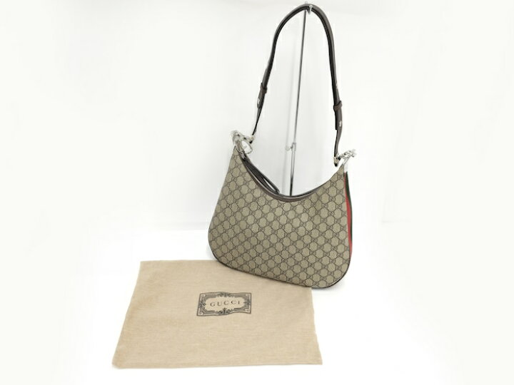 楽天市場】【中古】GUCCI ショルダーバッグ アタッシェ ミディアム GG  