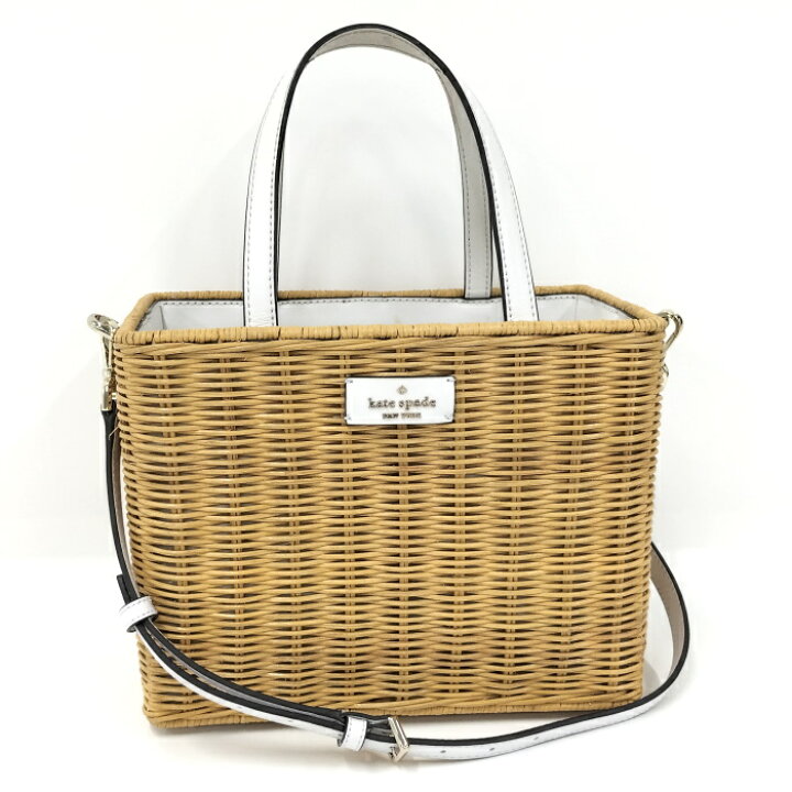 楽天市場】【中古】kate spade かごバッグ サム ウィーカー レモン  