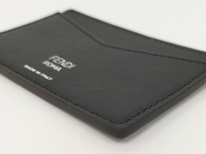 楽天市場】【中古】FENDI パスケース PVC ブラック ブラウン 7AR911  