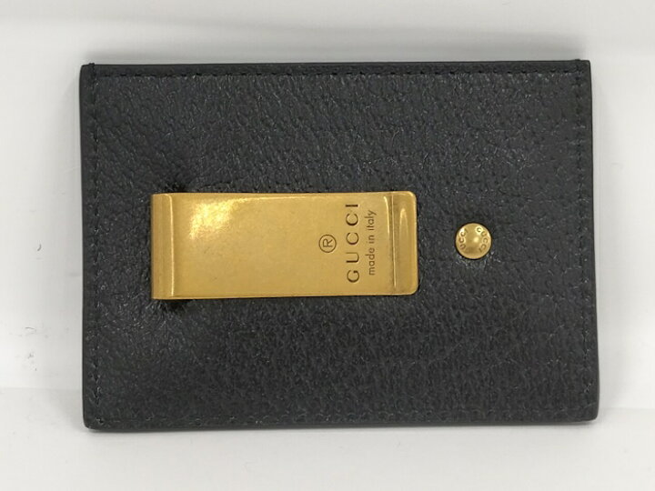 楽天市場】【中古】GUCCI カードケース マネークリップ GGマーモント  