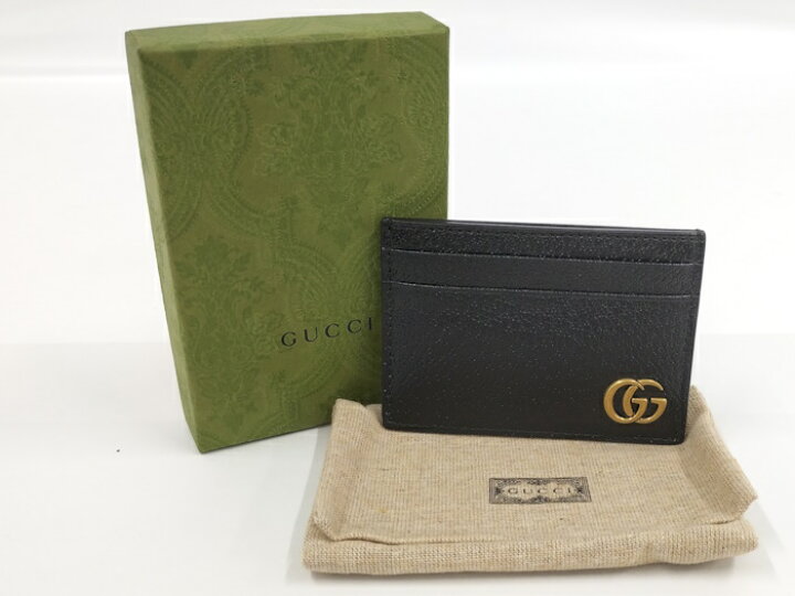 楽天市場】【中古】GUCCI カードケース マネークリップ GGマーモント  
