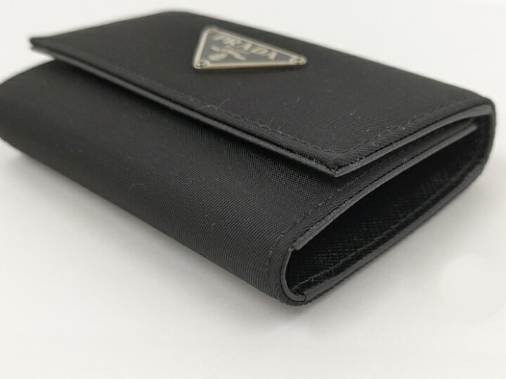 楽天市場】【中古】PRADA 6連 キーケース ナイロン ブラック M222  