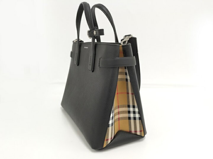 楽天市場】【中古】BURBERRY ショルダーバッグ ノバチェック レザー 
