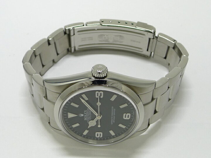 楽天市場】【中古】ROLEX エクスプローラー1 自動巻き SS ブラック文字  