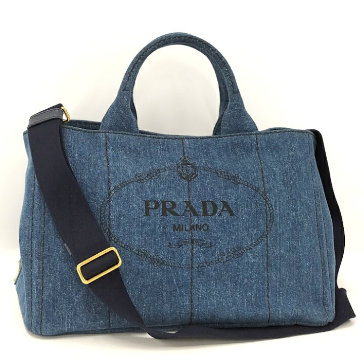 楽天市場】【中古】PRADA カナパ トートバッグ 2WAYショルダーバッグ  