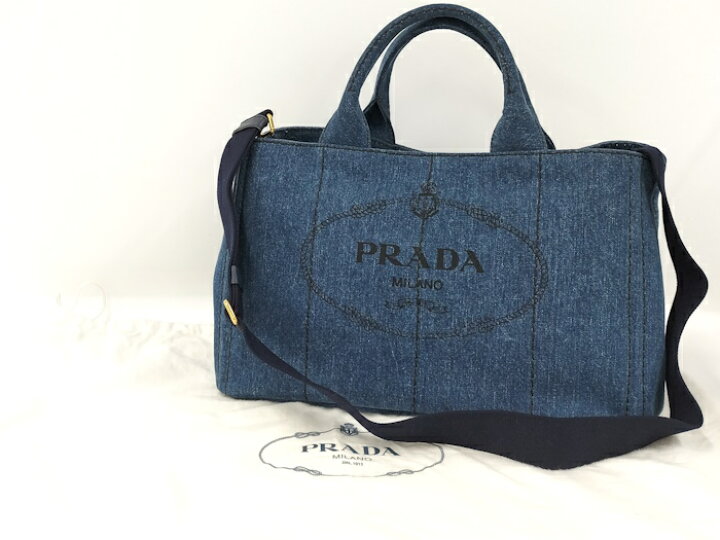 楽天市場】【中古】PRADA カナパ トートバッグ 2WAYショルダーバッグ 