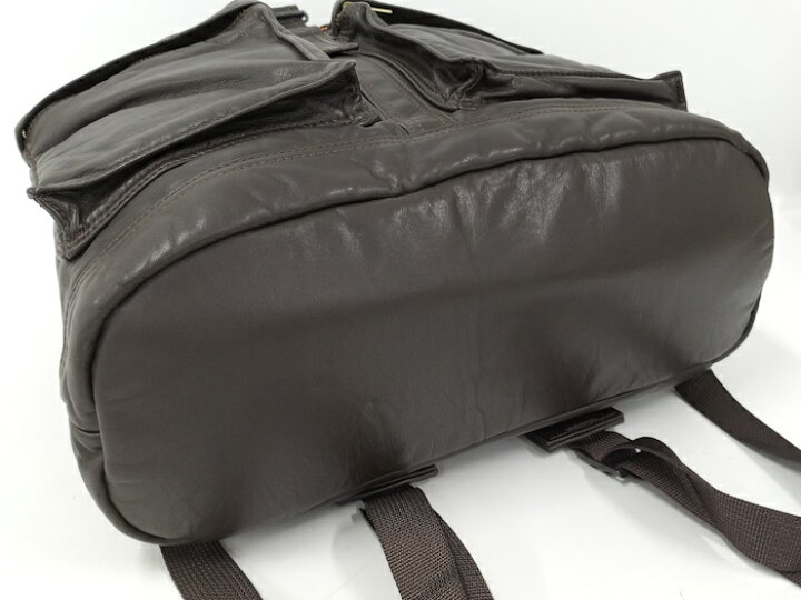 楽天市場】【中古】PORTER リュックサック ホースマン レザー ブラウン  