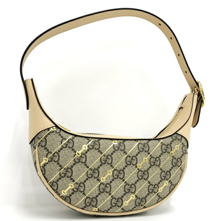 楽天市場】【中古】GUCCI ショルダーバッグ GGスプリーム PVC レザー 