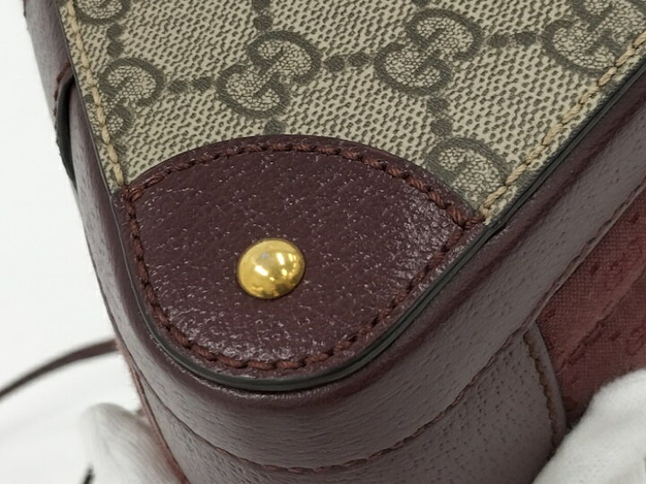 楽天市場】【中古】GUCCI 2WAY ショルダーバッグ レザー キャンバス  