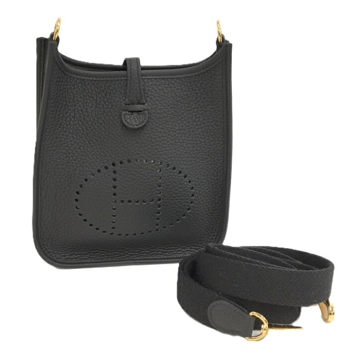 楽天市場】【中古】HERMES エブリンTPM ブラック レザー : JJcollection 