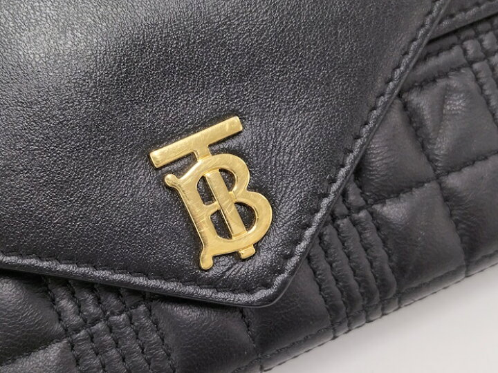 楽天市場】【中古】BURBERRY キルティング コンチネンタル ウォレット 