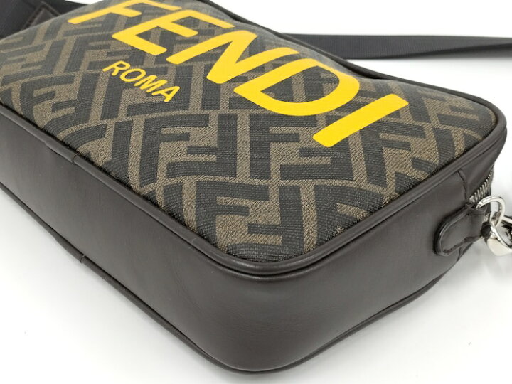 楽天市場】【中古】FENDI ズッカ キャム カメラケース ミディアム  