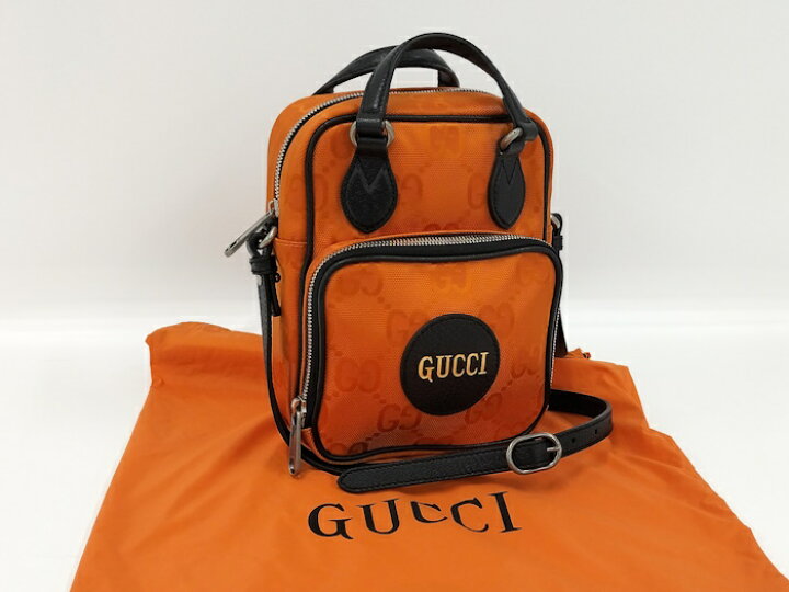 楽天市場】【中古】GUCCI オフザグリッド ショルダーバッグ ナイロン  