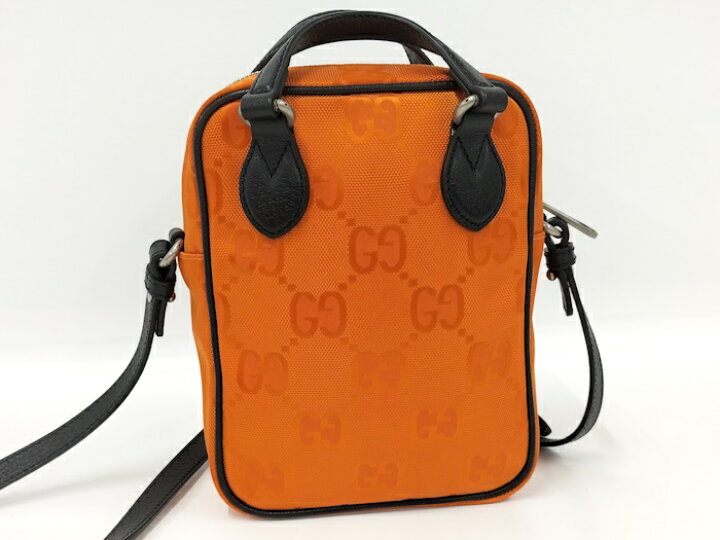 楽天市場】【中古】GUCCI オフザグリッド ショルダーバッグ ナイロン  