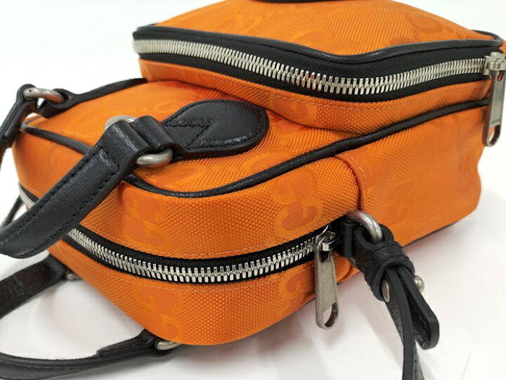 楽天市場】【中古】GUCCI オフザグリッド ショルダーバッグ ナイロン  