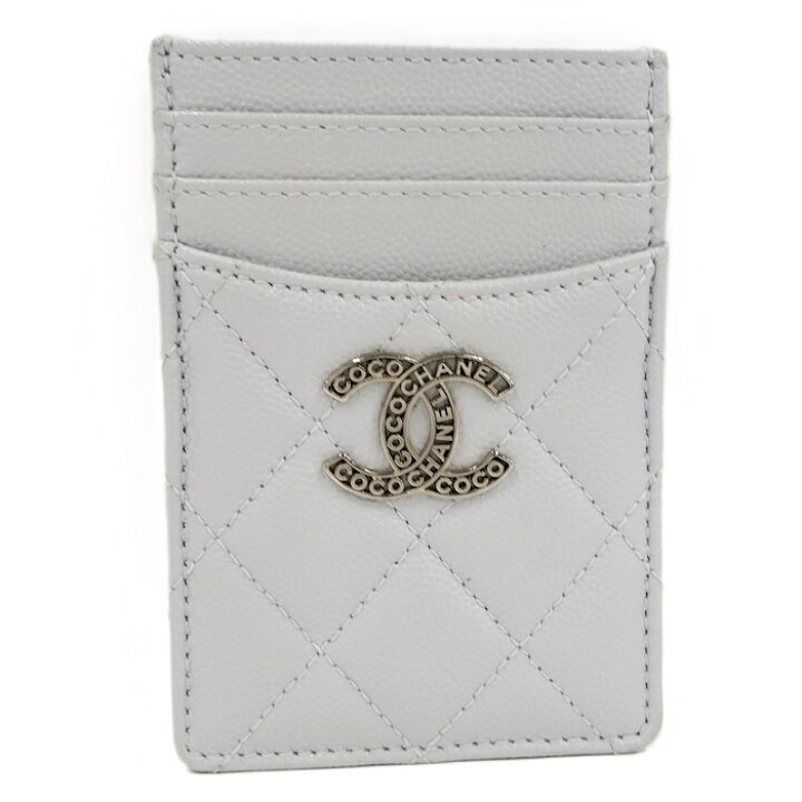 楽天市場】【中古】CHANEL カードケース マトラッセ キャビアスキン  