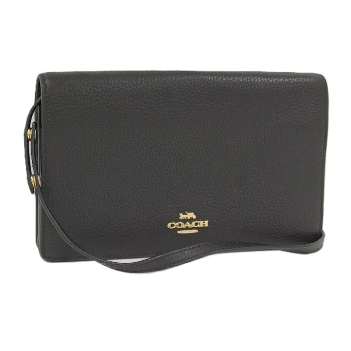 楽天市場】【中古】COACH ショルダーバッグ レザー ブラック F30256  