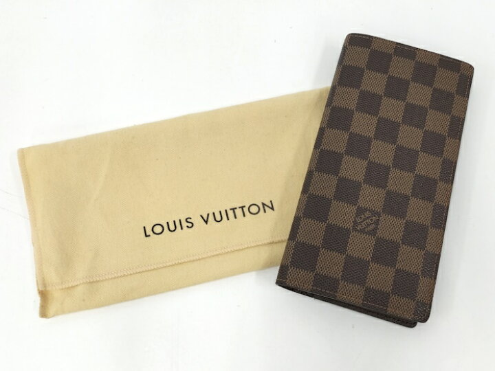 楽天市場】【中古】LOUIS VUITTON ポルトフォイユ ブラザ 二つ折り長 