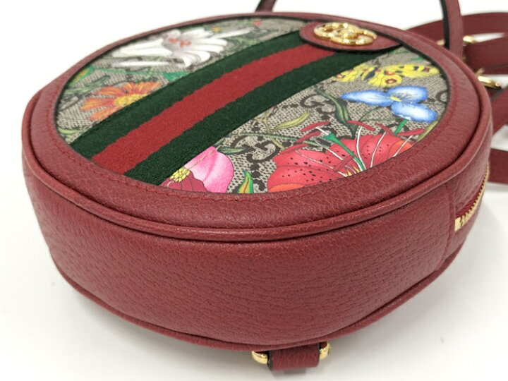 楽天市場】【中古】GUCCI オフィディア ミニ バックパック GGフローラ  