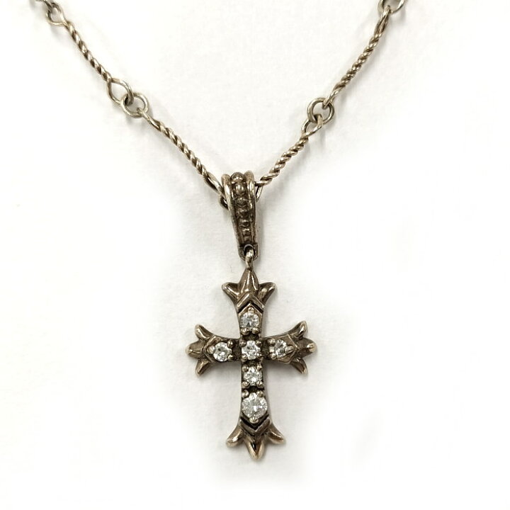 楽天市場】【中古】Samantha Tiara ネックレス クロス SV ライン 